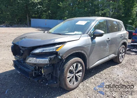 2021 Nissan Rogue Sv Intelligent Awd z USA, uszkodzony, nr VIN 5N1AT3BB9MC837485